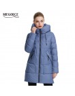 Miegfce 2019 chaqueta abrigada de invierno para mujer, hecha con chaqueta de invierno Bio Real, a prueba de viento, cuello levan
