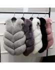2018 nueva moda abrigo de piel sintética abrigo de invierno para mujer abrigo de piel Gilet mujeres chaqueta de piel Chaleco de 