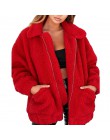 Abrigo de piel de imitación elegante para mujer 2019 Otoño Invierno chaqueta de piel de cremallera suave abrigo de felpa para mu