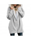 Abrigo de piel sintética grueso de invierno abrigo de piel de imitación de moda con capucha de lana suave cremallera cárdigan de