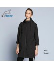 ICEbear 2019 nueva gabardina para mujer, moda femenina con mangas completas, abrigos de diseño para mujer, marca Otoño, abrigo c