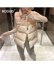 RUGOD Casual sólido doble Breasted Chaleco de algodón Mujer chaleco sin mangas a prueba de viento chaquetas calientes chaleco fe