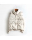 Abrigo de algodón AOEMQ Chaleco de invierno gruesa sección mantener caliente chaleco abrigo cuello vuelto abrigo de temporada fr
