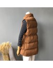 Lussily Chaleco de invierno Chalecos Para Mujer chaqueta de invierno Mujer Chalecos largos nuevo coreano de pie-up Chaleco de al