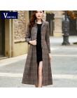 Vangull abrigo de lana las mujeres alta calidad clásico largo abrigos de lana 2019 nueva lana chaquetas trinchera ropa de invier