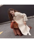 Mishow 2019 otoño e invierno abrigo de lana para mujer medio largo nuevo temperamento coreano popular abrigo de lana para mujer 