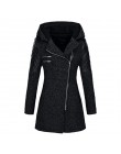 Chaqueta de mujer chaqueta cálida delgada Parka gruesa abrigo de invierno Outwear con capucha cremallera abrigo de mujer chaquet