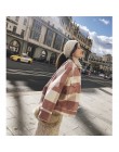 Abrigo de lana Mishow mujer 2018 otoño invierno nuevo abrigo mujer chaqueta de manga larga Casual a cuadros abrigo corto MX18D95