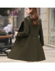 Ropa de abrigo chaqueta de otoño Casual para mujer nueva moda larga abrigo de lana de un solo pecho delgado tipo mujer invierno 