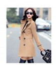 YAGENZ mezcla abrigo de lana abrigo femenino Otoño Invierno abrigos y chaquetas Mujer más tamaño abrigo de lana para mujer Abrig