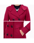 YAGENZ mezcla abrigo de lana abrigo femenino Otoño Invierno abrigos y chaquetas Mujer más tamaño abrigo de lana para mujer Abrig