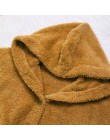 Caliente invierno más tamaño S-5XL mujeres botón abrigo mullido cola Tops con capucha pulóver suelto Oversize abrigos abrigo cál