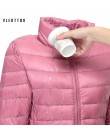 2019 nuevas chaquetas de plumón de pato ultraligero con capucha para mujer abrigo de invierno de manga larga ajustado 6XL talla 