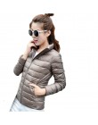 Abrigo de invierno para mujer 2018 nueva chaqueta ultradelgada de plumón de pato blanco ultradelgada de invierno para mujer s-6X