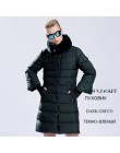 Miegfce 2019 chaqueta de plumón de pato de Invierno para mujer abrigo largo Parkas gruesas ropa de abrigo para mujer cuello de p
