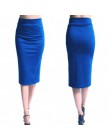 2018 nueva falda de mujer Mini Bodycon falda de oficina de mujer delgada hasta la rodilla alta cintura estiramiento Sexy lápiz f