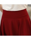 Surmiitro más el tamaño 4XL pantalones cortos faldas mujeres 2019 verano A línea sol escuela alta cintura plisada falda femenina