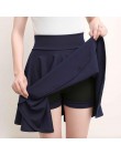 Surmiitro más el tamaño 4XL pantalones cortos faldas mujeres 2019 verano A línea sol escuela alta cintura plisada falda femenina