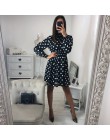 BEFORW 2019 moda Vestidos de fiesta con estampado de leopardo elegante vintage Polka Dot Vestido Mujer Sexy Club Mini vestido fe