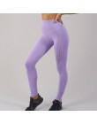 Mallas huecas Push Up Fitness leggins cintura alta entrenamiento Legging para mujeres Casual Jeggings sin costuras 4 colores