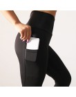 NORMOV alta cintura Fitness Leggings Mujer Push Up entrenamiento Legging con bolsillos Patchwork Leggins Pantalones mujer Fitnes
