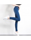 Jeans para mujer mom Jeans cintura alta Mujer alta elástico más tamaño estiramiento Jeans Mujer lavado denim skinny lápiz pantal