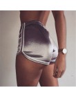 2019 nuevas mujeres pantalones cortos de verano sedoso delgado de cintura alta Casual blanco Egde pantalones cortos de moda de v