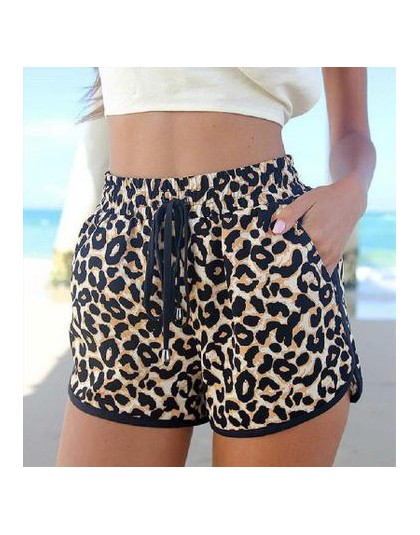 Moda verano Mujer leopardo estampado pantalones europeos y americanos encantador Sexy señoras Casual corto pantalones cortos fem