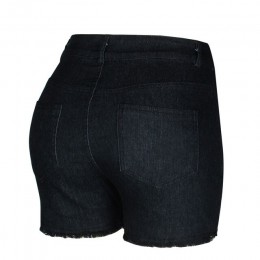 Pantalones cortos de mezclilla de cintura alta de verano de mujer de moda 2019 nuevos pantalones cortos de mezclilla ajustados d