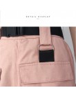 Flectit verano Mujer Pantalones cortos Cargo moda coreana alta cintura Mini Shorts con bolsillo hebilla cinturón Casual señoras 