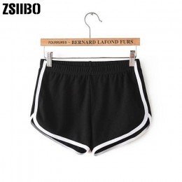 ZSIIBO nuevo verano negro gris pantalones cortos deportivos para mujer Pantalones cortos informales entrenamiento cintura Skinny