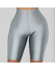 NewAsia de neón de pantalones cortos de las mujeres 2019 nuevo Color sólido elástica de Spandex pantalones cortos de cintura alt