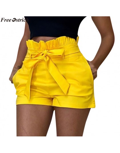 Gratis avestruz 2019 mujeres nuevo estilo moda caliente mujeres señora Sexy verano Casual pantalones cortos de alta cintura cort