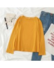 Camiseta de gran tamaño de primavera y otoño 2019 de gpatrol para mujer, camiseta Casual de calle de caramelo, blusas básicas pe