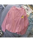 Harajuku de dibujos animados divertido bordado t camisa de manga corta de verano suelto casual camiseta coreana ulzzang camiseta