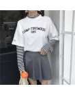 Estrella de la moda bordado camiseta Femme de Corea Kawaii T-Shirt camisetas de manga corta de harajuku negro blanco Tops