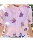 Camisas de manga corta de ragarich Sailor Moon Pink camiseta de Harajuku ropa de mujer 2019 Cosplay Cute camisetas Kawaii