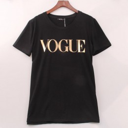 De talla grande XS-4XL moda de verano camiseta mujer VOGUE impreso camiseta mujer blusas camiseta mujer nuevas llegadas gran ofe