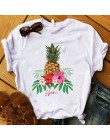 Ropa de frutas piña camiseta moda Mujer camiseta gráfica superior camiseta femenina camiseta Mujer Kawaii Camisetas Mujer ropa