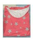 Camiseta Casual de manga corta con cuello redondo para mujer camiseta de verano elegante con estrellas estampadas camisetas WDC2