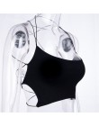 Top corto de encaje de algodón sin espalda de verano para mujer 2019 verano sexy moda femenina camisa regata femenina