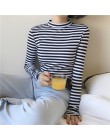 2019 estilo coreano camisetas de manga larga para mujer nueva gran oferta camiseta de estudiante de moda para mujer Harajuku ray