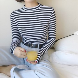 2019 estilo coreano camisetas de manga larga para mujer nueva gran oferta camiseta de estudiante de moda para mujer Harajuku ray