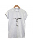 Moda nueva llegada mujeres T camisas de manga corta de verano de Jesús camiseta cruz cristiana de impresión Tops camiseta Plus t