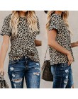 Divertido T camisas casuales de las mujeres camisas de estampado de leopardo Tops manga corta básica suave camisa de mujer moda 