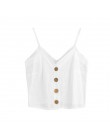 Chaleco de verano camisa corta de moda para mujer chaleco sin mangas de una sola botonadura cuello en V camisa botón chaleco Hal