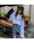 Las mujeres coreanas camisas cartas de Kawaii cuello o del todo-fósforo de los estudiantes camisetas otoño Harajuku ropa suelta 