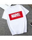 Showtly MARVEL estudios blanco camiseta Capitán América Iron Spider manga corta Vogue los Vengadores verano Camisetas