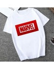 Showtly MARVEL estudios blanco camiseta Capitán América Iron Spider manga corta Vogue los Vengadores verano Camisetas