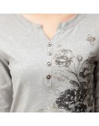 Shintime gráfico Tees Mujer Camiseta de manga larga Camiseta Mujer blusas moda 2019 algodón camiseta Camisetas Mujer camiseta Mu
